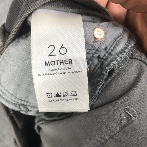 Mother Womens Easy A Skirt Gray Corduroy Size 26 Altered Into Mini Skirt* - Picture 8 of 13